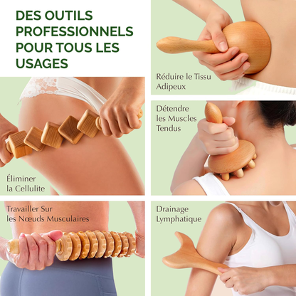 Woodme - Maderotherapie-Set